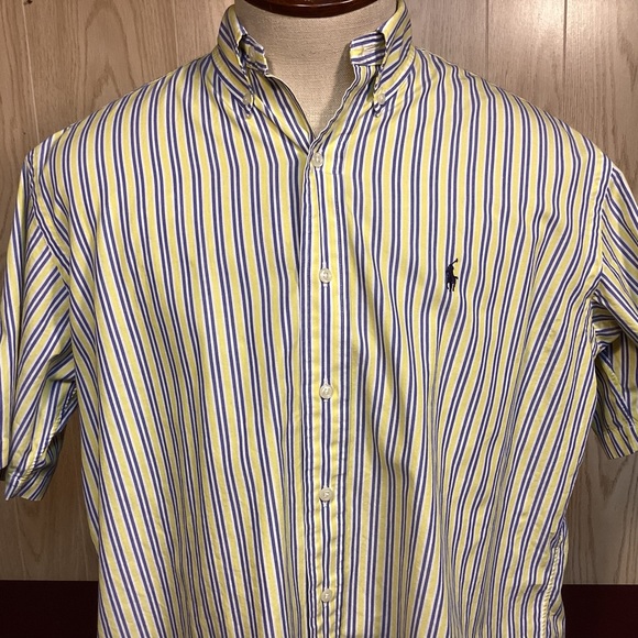 Men’s Ralph Lauren Blake Cotton short sleeve button down shirt size medium - Picture 2 of 9